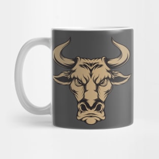 Vintage Bull Head Mug